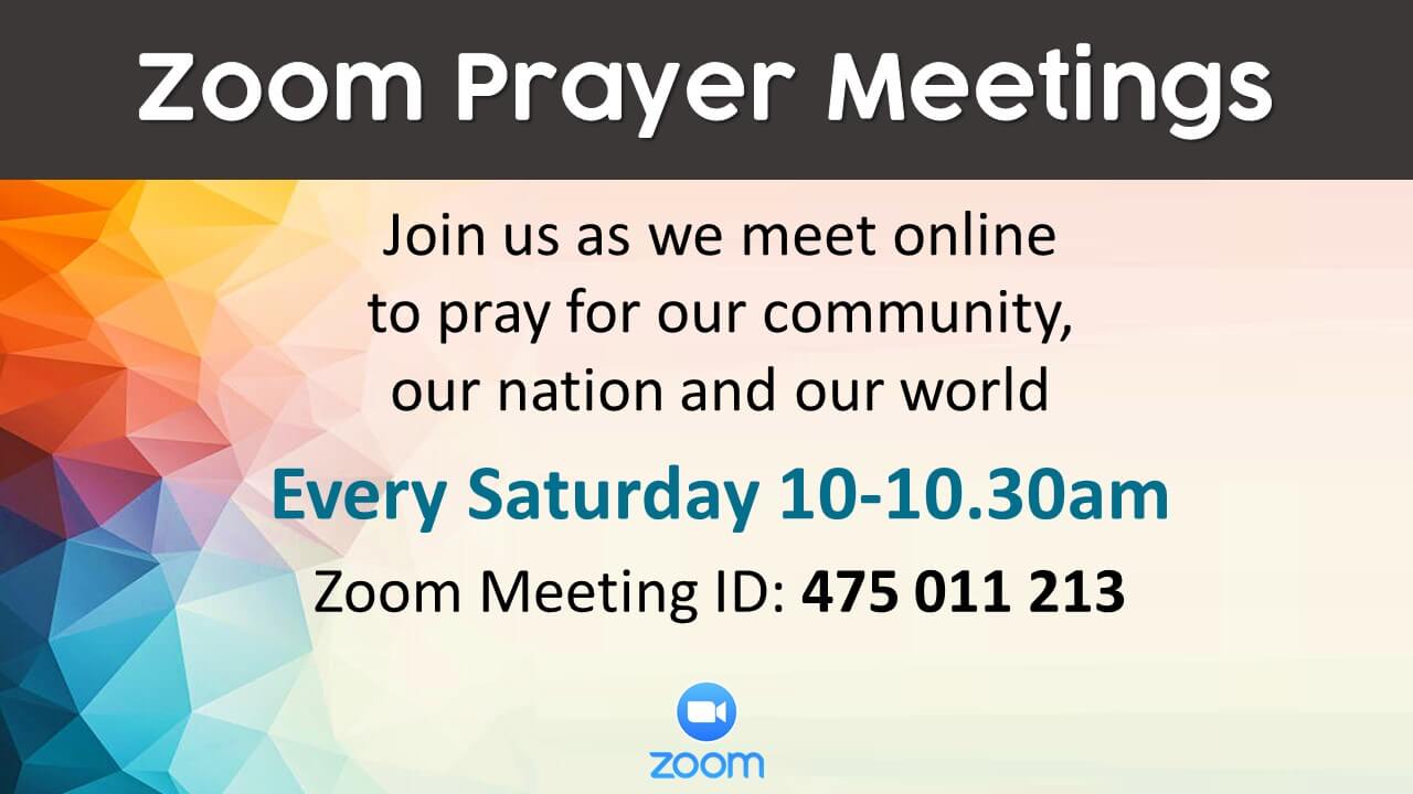 Zoom Prayer Meeting Saturday Narellan Anglican Church