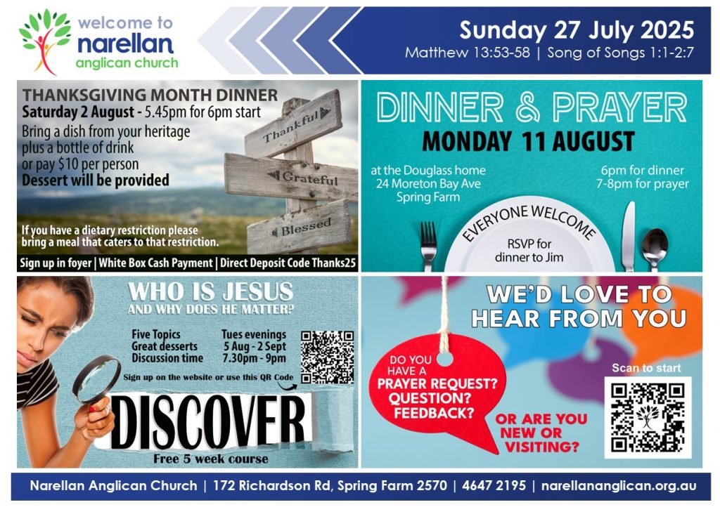 Church News 27 July 2025