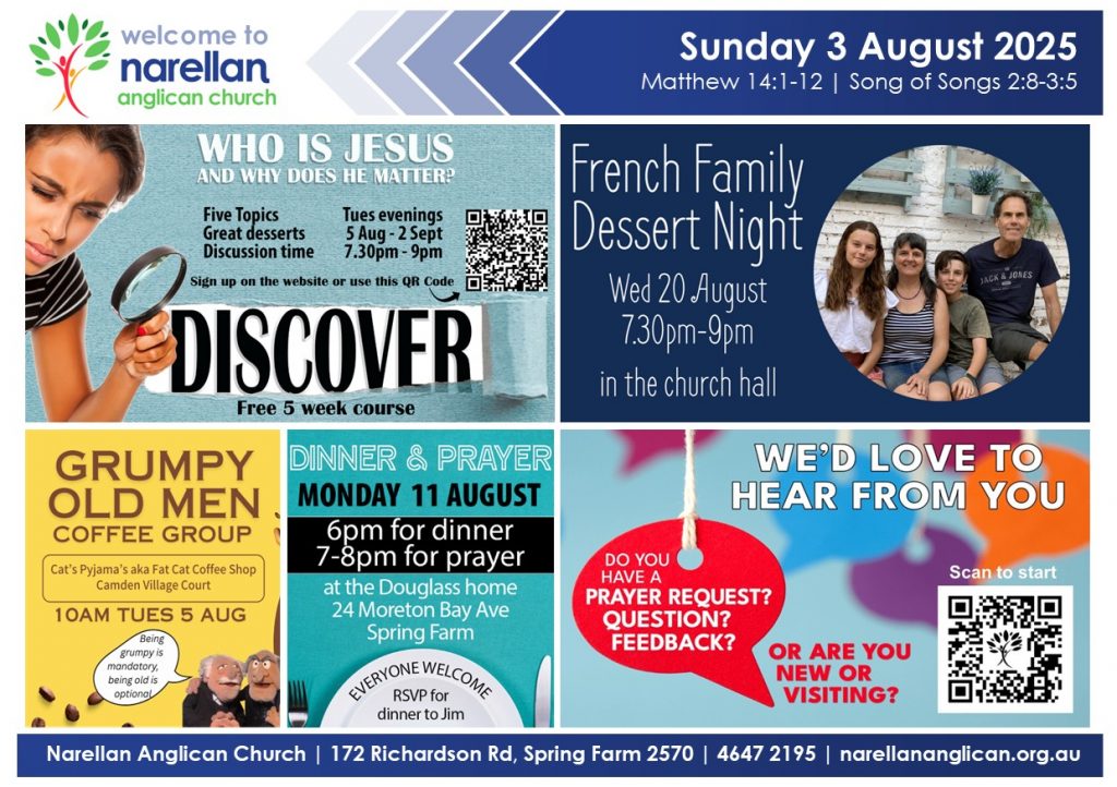 Church News - 3rd Aug 2025