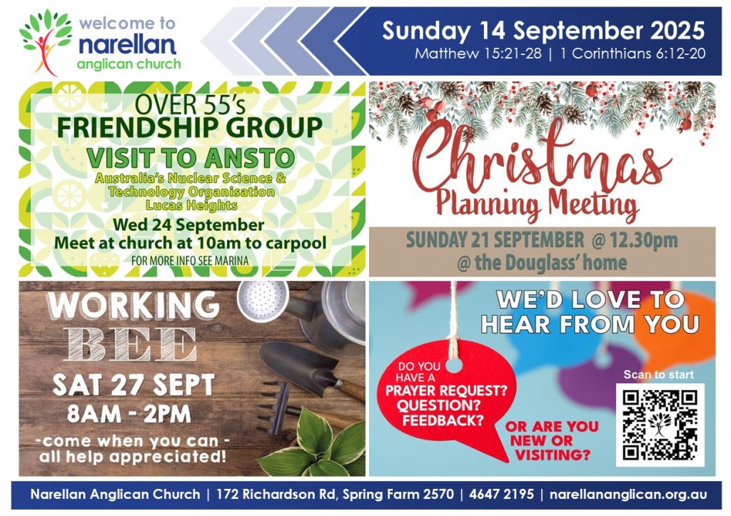 Church News 14 Sept 2025