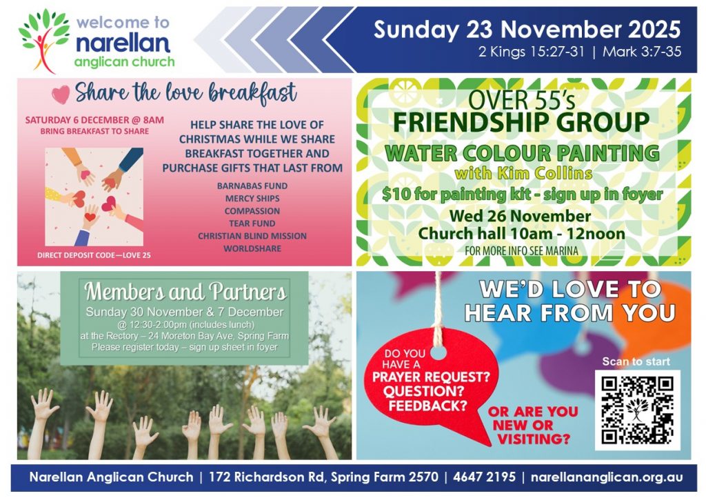 Church News - 23 Nov 2025